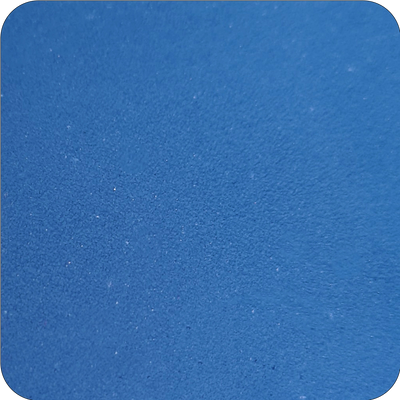 Azure Blue — real fired ceramic tile, clear glazed