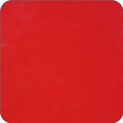 Christmas Red — real fired ceramic tile, clear glazed