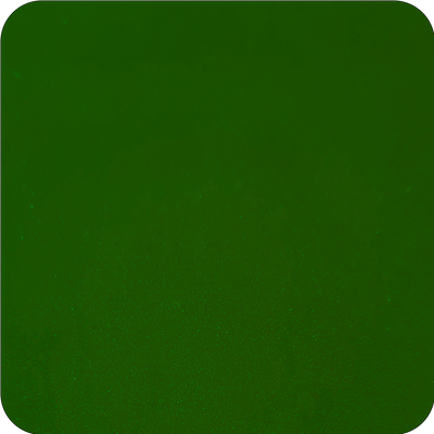 Forest Green — real fired ceramic tile, clear glazed