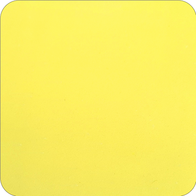 Moonlight Yellow — real fired ceramic tile, clear glazed