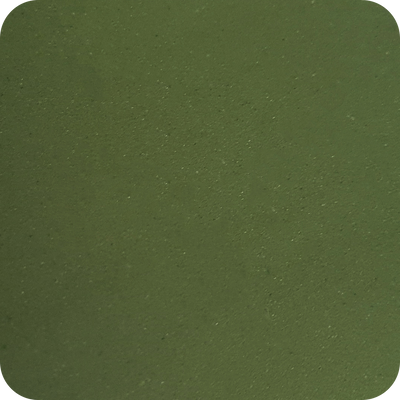 Olive Green — real fired ceramic tile, clear glazed