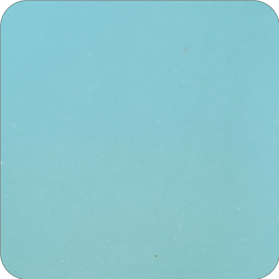 Powder Blue — real fired ceramic tile, clear glazed