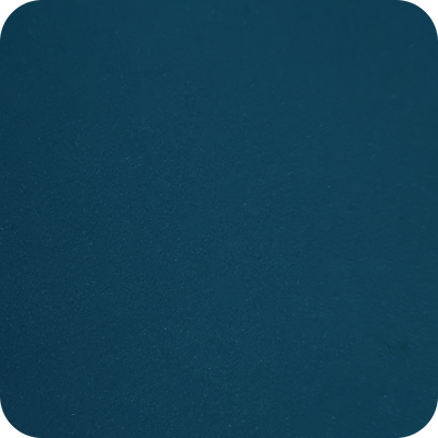 Teal Blue — real fired ceramic tile, clear glazed